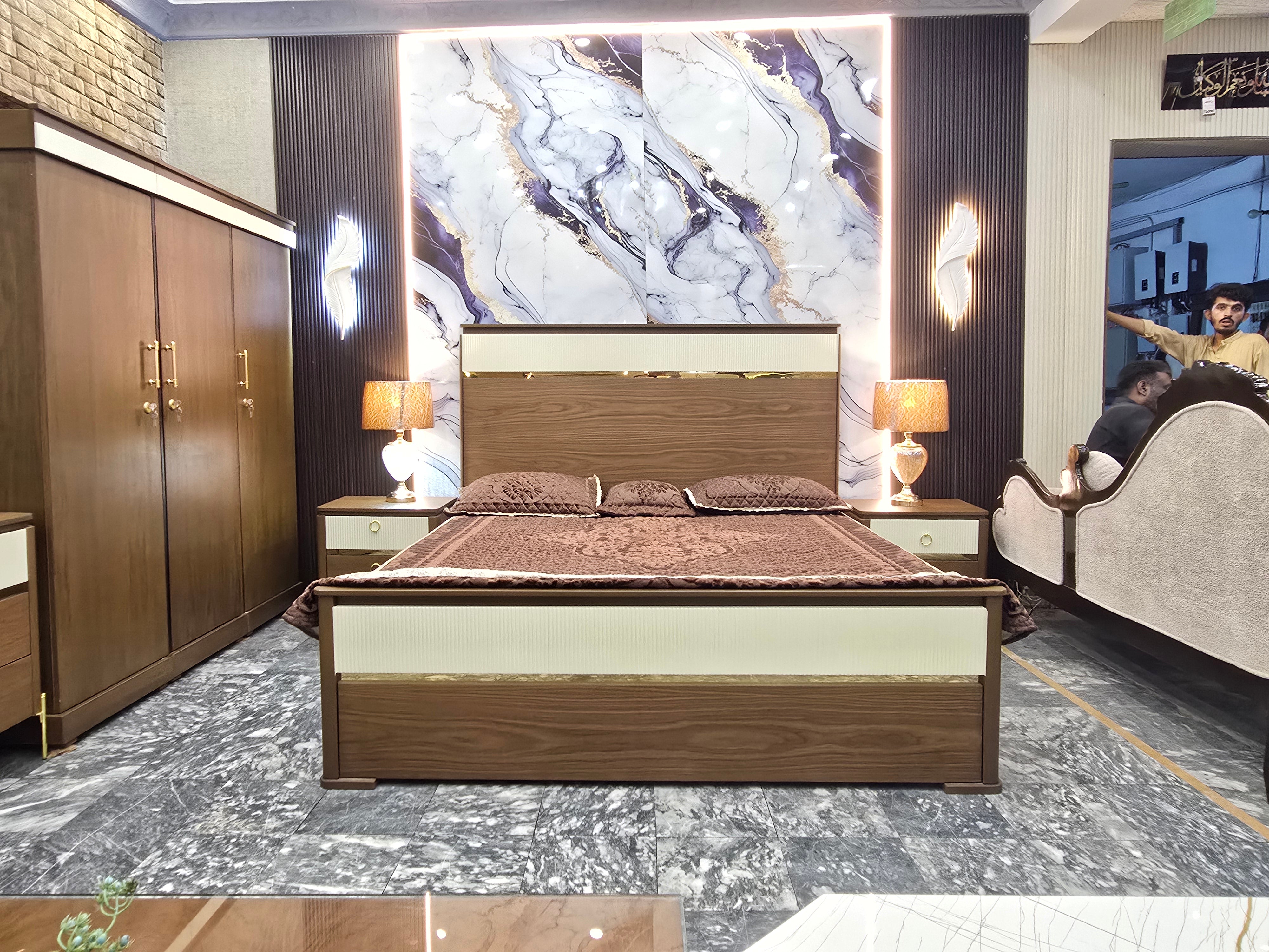 Simple Modern Wooden Bed