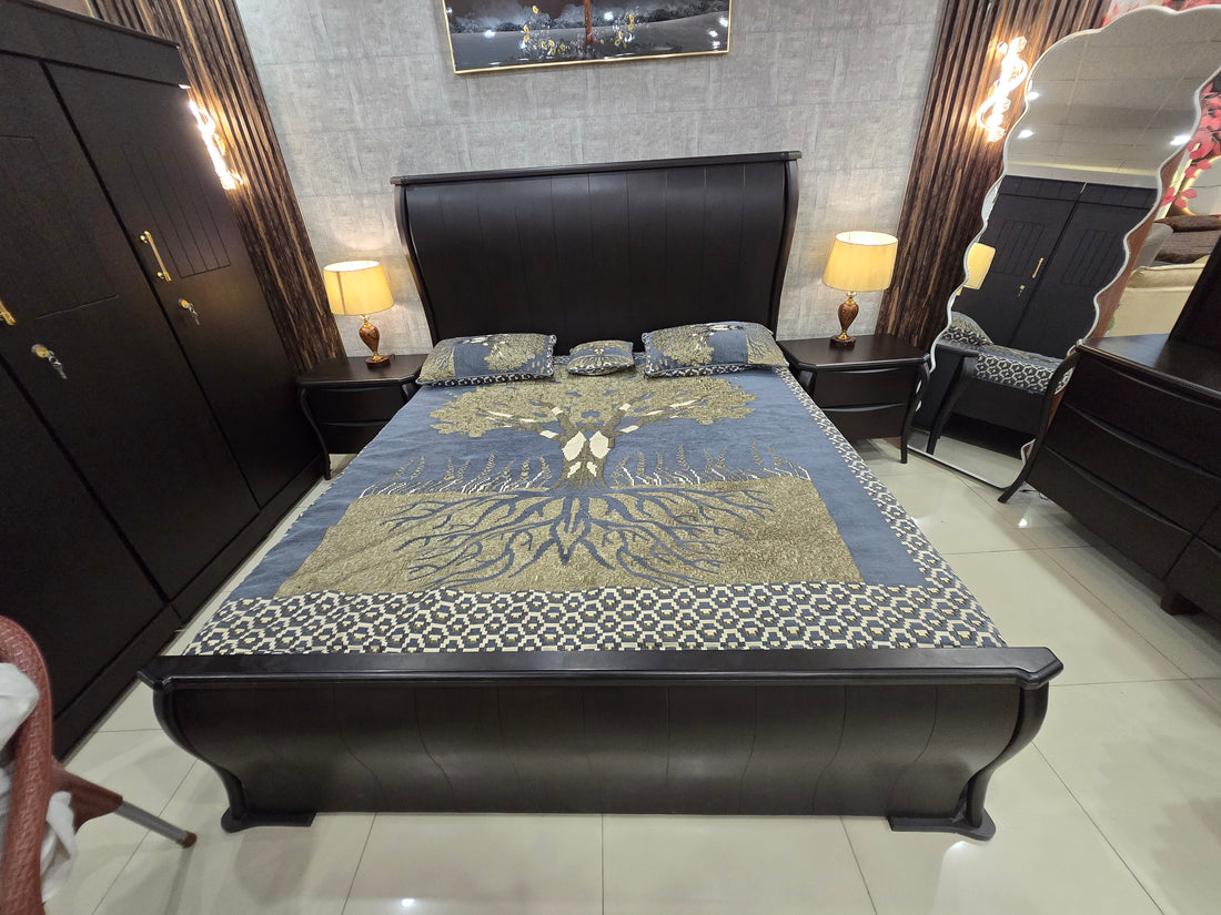 Premium Dark Espresso Double Bed