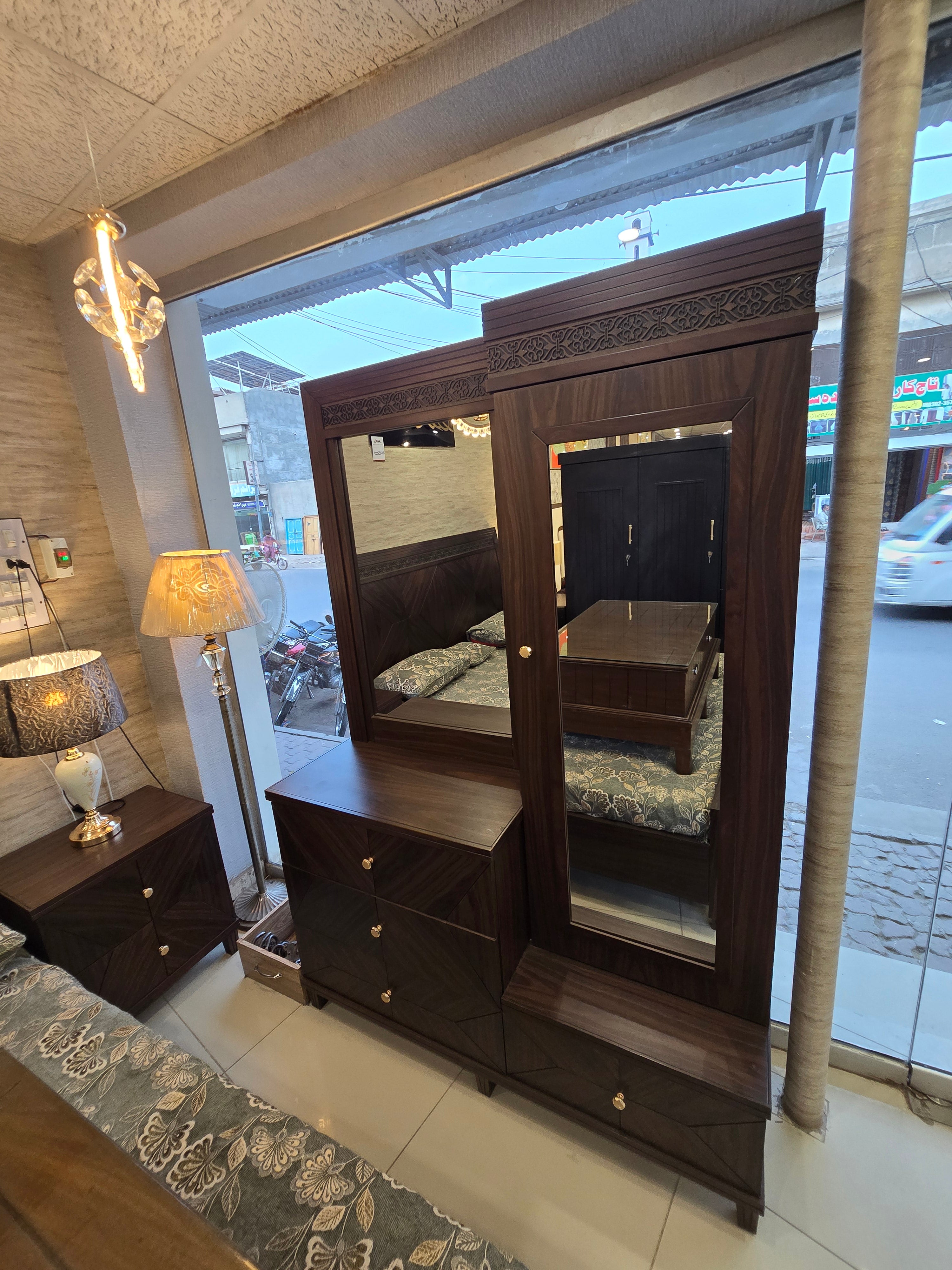 Luxury Carved Double Bed Frame