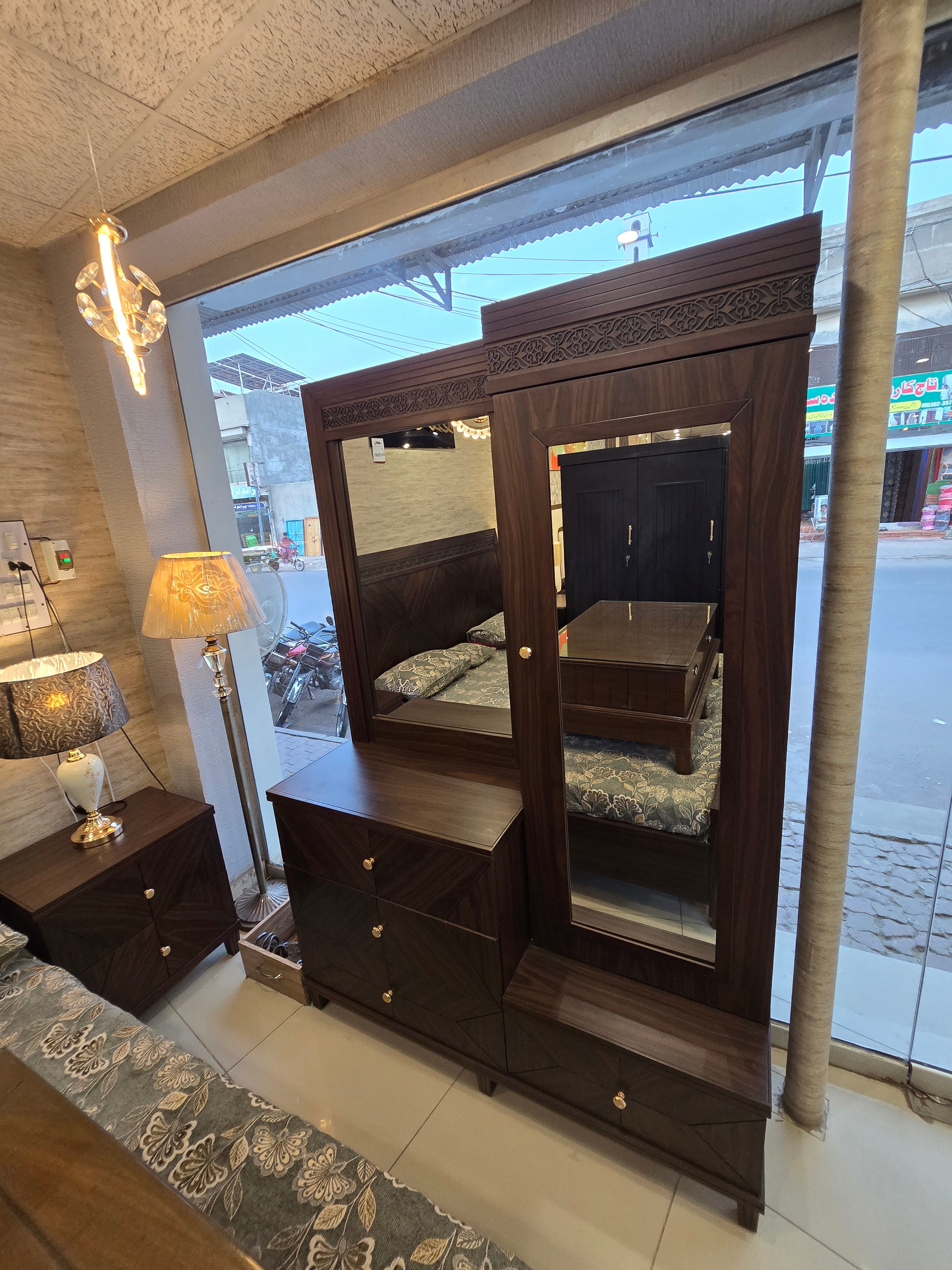 Luxury Carved Double Bed Frame