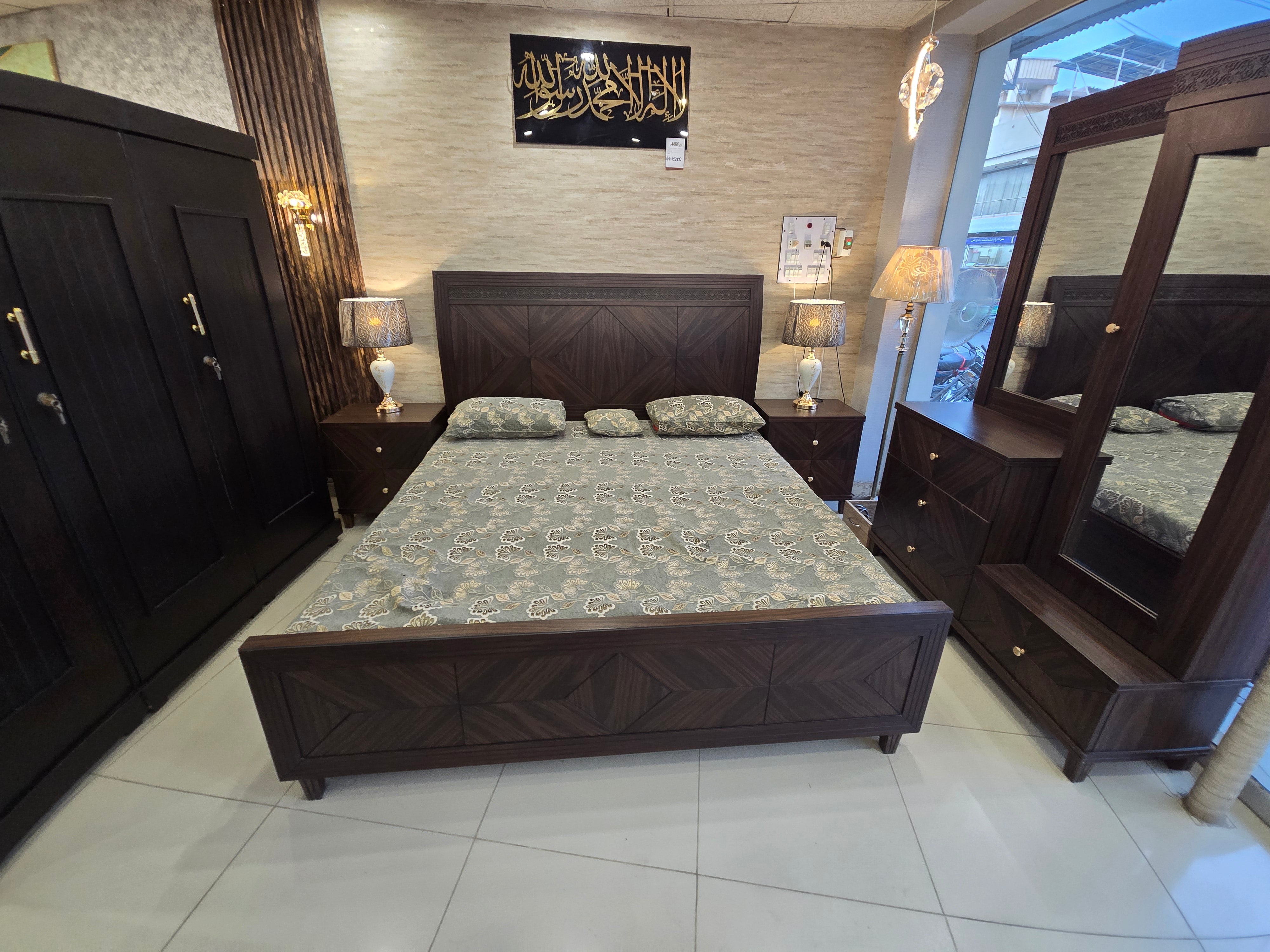 Luxury Carved Double Bed Frame