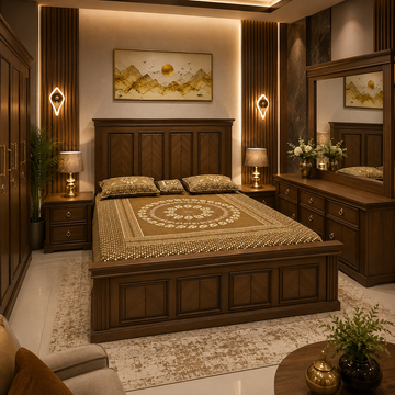 Classic & Tranditional Simple Bed