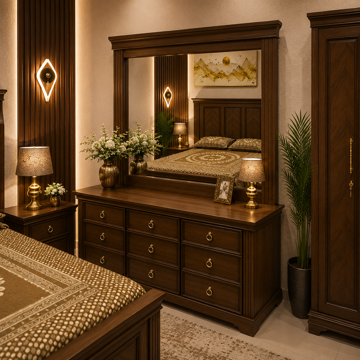 Classic & Tranditional Simple Bed